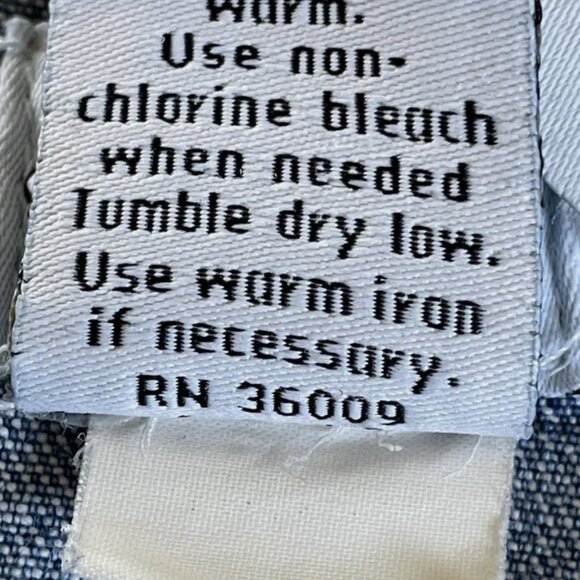 Vintage Calvin Klein Denim Carpenter Overalls Size Smalll - Picture 7 of 10